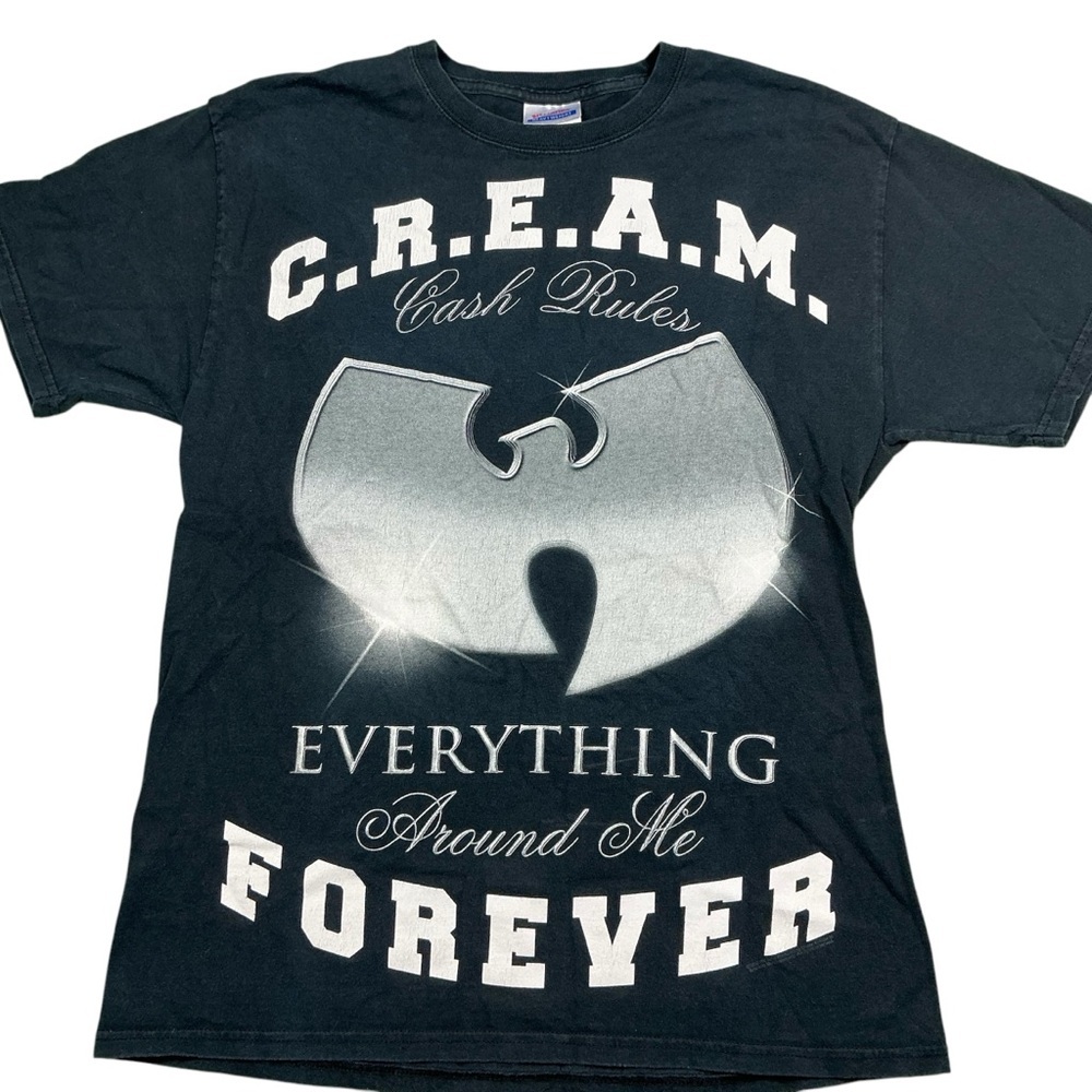 Y2K Wu Tang C.R.E.A.M Forever hip hop Tshirt